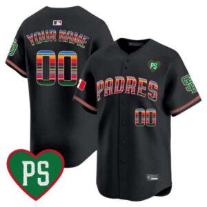 Padres Mexico “For Peter” Patch Vapor Premier Limited Custom Jersey – All Stitched