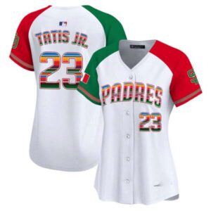Women’s San Diego Padres Mexico Premier Limited Jersey – All Stitched