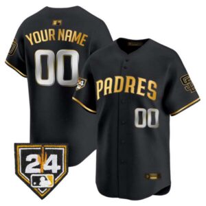 Padres 2024 Spring Training Patch Vapor Premier Limited Custom Jersey – All Stitched