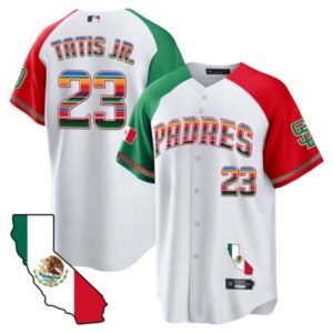 Men’s Padres California Map Cool Base Jersey – All Stitched