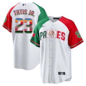Men’s San Diego Padres Mexico Cool Base Limited Jersey V2 – All Stitched