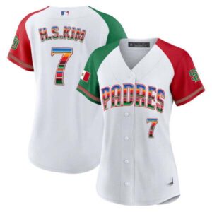 Women’s San Diego Padres Mexico Cool Base Limited Jersey – All Stitched