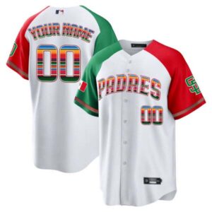 San Diego Padres Mexico Cool Base Limited Custom Jersey – All Stitched