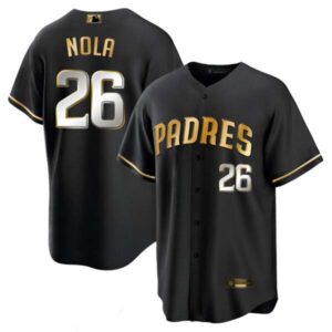 Men’s San Diego Padres Black Limited Jersey – All Stitched