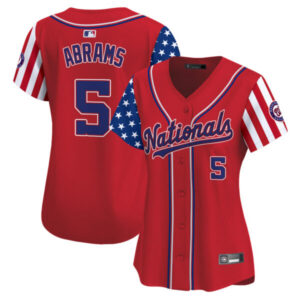 Women’s Washington Nationals 2025 Independence Day Vapor Premier Limited Jersey – All Stitched