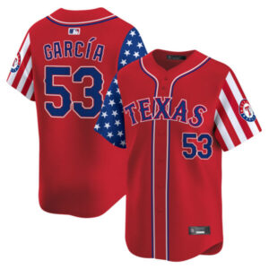 Men’s Texas Rangers 2025 Independence Day Vapor Premier Limited Jersey – All Stitched