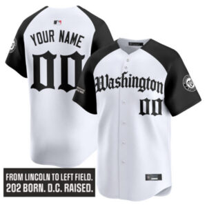 Washington Nationals ‘Gothic Capitol Edition’ Vapor Premier Limited Custom Jersey – All Stitched