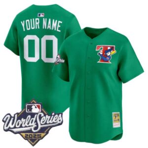 Toronto Blue Jays Throwback Vapor Premier Limited Custom Jersey – 2025 World Series Patch – All Stitched