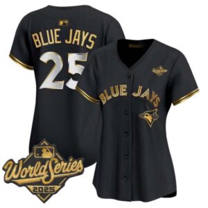 Women’s Toronto Blue Jays 2025 World Series Vapor Premier Limited Jersey V2 – All Stitched
