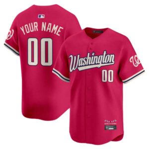 Washington Nationals Cherry Blossom Style Vapor Limited Custom Jersey – All Stitched