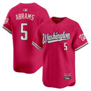 Men’s Washington Nationals Cherry Blossom Style Vapor Limited Jersey – All Stitched