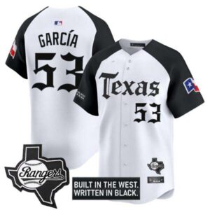 Men’s Texas Rangers ‘Gothic Frontier Edition’ Vapor Premier Limited Jersey – All Stitched