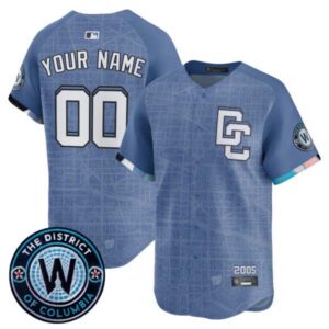 Washington Nationals 2025 City Connect Vapor Premier Limited Custom Jersey – Stitched