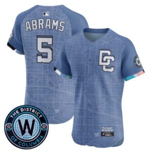 Men’s Washington Nationals 2025 City Connect Vapor Premier Elite Jersey – Stitched