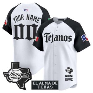 Texas Rangers Mexico Tejano Barrio Style Vapor Premier Limited Custom Jersey – All Stitched