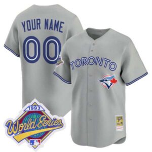 Toronto Blue Jays 1993 World Series Vapor Premier Custom Jersey – Throwback Edition – All Stitched