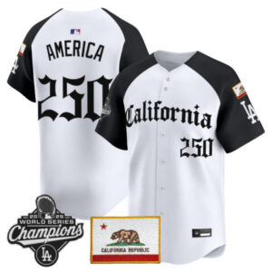 Men’s Los Angeles Dodgers “California Gothic Edition” Vapor Premier Limited Jersey – All Stitched