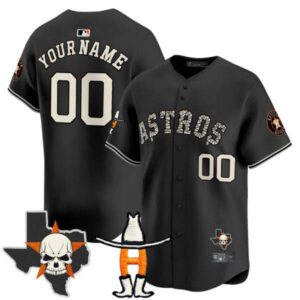 Houston Astros Halloween Vapor Premier Limited Custom Jersey – All Stitched