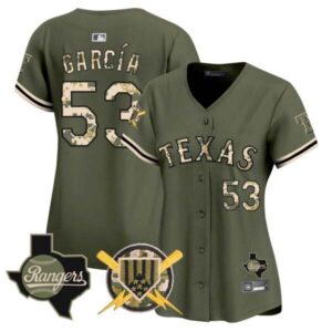 Women’s Texas Rangers Armed Forces Day Vapor Premier Limited Jersey – All Stitched
