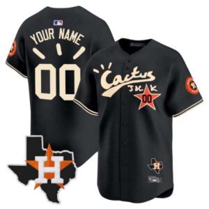 Houston Astros Cactus Jack Patch Vapor Premier Limited Custom Jersey V10 – Stitched
