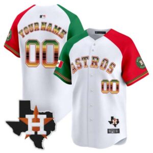 Houston Astros Mexico Traditional Style Vapor Premier Limited Custom Jersey – All Stitched
