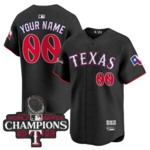Texas Rangers 2023 World Series Champions City Connect Vapor Premier Limited Custom Jersey – All Stitched