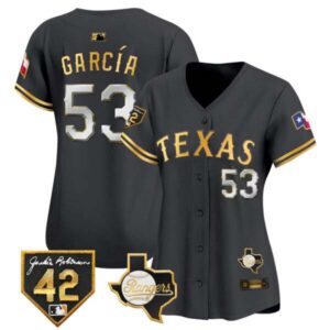 Women’s Texas Rangers 2024 Jackie Robinson Patch Vapor Premier Limited Jersey – All Stitched