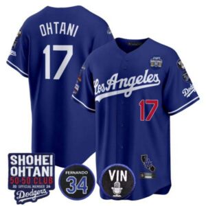 Shohei Ohtani Los Angeles Dodgers Royal Blue Jersey – All Stitched