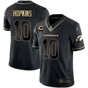 Men’s Arizona Cardinals Black Gold & White Gold Vapor Limited Jersey – All Stitched