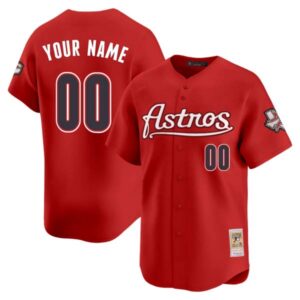 Houston Astros Throwback Vapor Premier Limited Custom Jersey – All Stitched