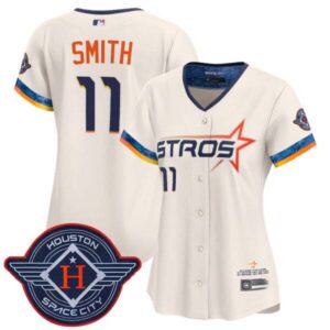 Women’s Houston Astros 2025 City Connect Vapor Premier Limited Jersey – All Stitched