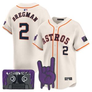 Youth’s Houston Astros DJ Screw Patch Vapor Premier Limited Jersey – All Stitched
