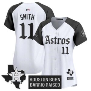 Women’s Houston Astros ‘Gothic Edition’ Vapor Premier Limited Jersey – All Stitched