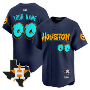 Houston Astros ‘Graffiti H-Town Edition’ Vapor Premier Limited Custom Jersey – All Stitched