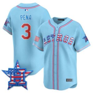 Men’s Houston Astros 2025 Fourth of July Vapor Premier Limited Jersey – All Stitched