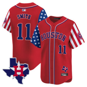 Men’s Houston Astros 2025 Independence Day Vapor Premier Limited Jersey V2 – All Stitched