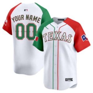 Texas Rangers Mexico Vapor Premier Limited Custom Jersey V2 – All Stitched