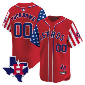 Houston Astros 2025 Independence Day Vapor Premier Limited Custom Jersey – All Stitched