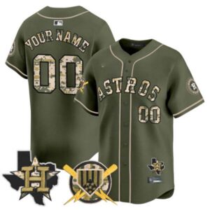 Astros Armed Forces Day Vapor Premier Limited Custom Jersey V2 – All Stitched