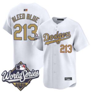 Dodgers 2025 World Series Gold Vapor Premier Limited Jersey – All Stitched