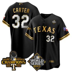 Men’s Texas Rangers 2023 World Series Champions Cool Base Jersey V4 – All Stitched