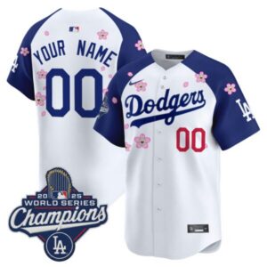 Dodgers 2025 World Series Champions x Tokyo Series Vapor Premier Limited Custom Jersey – Stitched