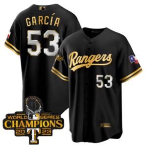 Men’s Texas Rangers 2023 World Series Champions Cool Base Jersey V3 – All Stitched