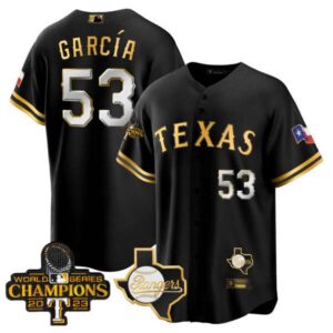 Men’s Texas Rangers 2023 World Series Champions Cool Base Jersey V2 – All Stitched