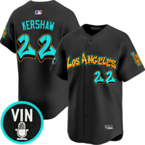 Men’s Los Angeles Dodgers ‘Graffiti Street Style Edition’ Vapor Premier Limited Jersey – All Stitched