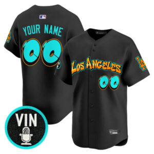 Los Angeles Dodgers ‘Graffiti Street Style Edition’ Vapor Premier Limited Custom Jersey – All Stitched