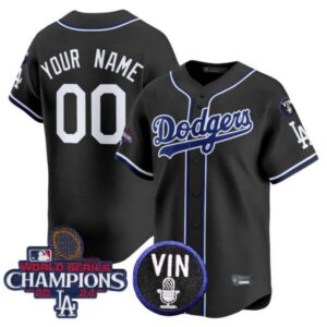 Los Angeles Dodgers 2025 Lights Out Vapor Premier Limited Custom Jersey – All Stitched