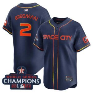 Houston Astros Space City 2022 World Series Champions Vapor Premier Limited Jersey – All Stitched