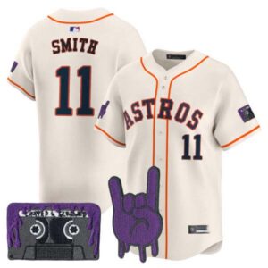 Men’s Houston Astros DJ Screw Patch Vapor Premier Limited Jersey – All Stitched