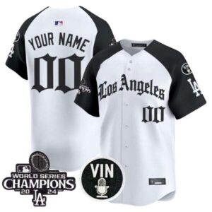 Dodgers 2025 LA Gothic Style Vapor Premier Limited Custom Jersey – All Stitched